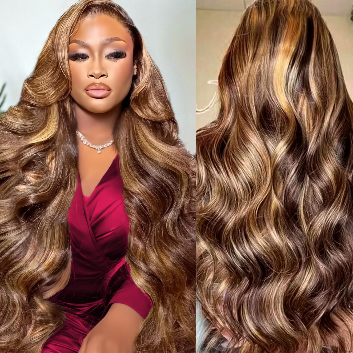 HD Highlight 46 Inch 13x4 Body - Eyelash Extension Natural Look recension och pris