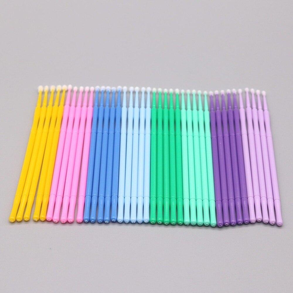 100pcs/lot Micro Brushes Make  - Eyelash Extension Look recension och pris