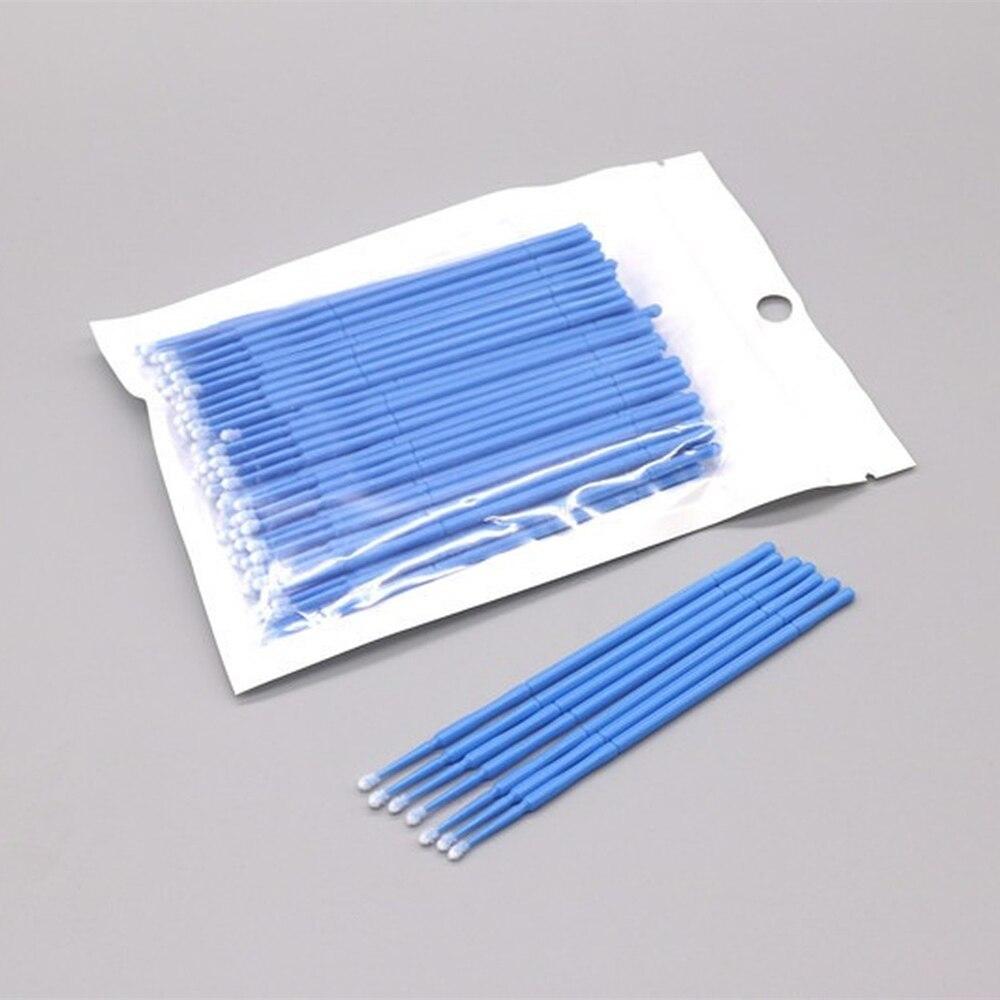 100pcs/lot Micro Brushes Make  - Eyelash Extension Look recension och pris