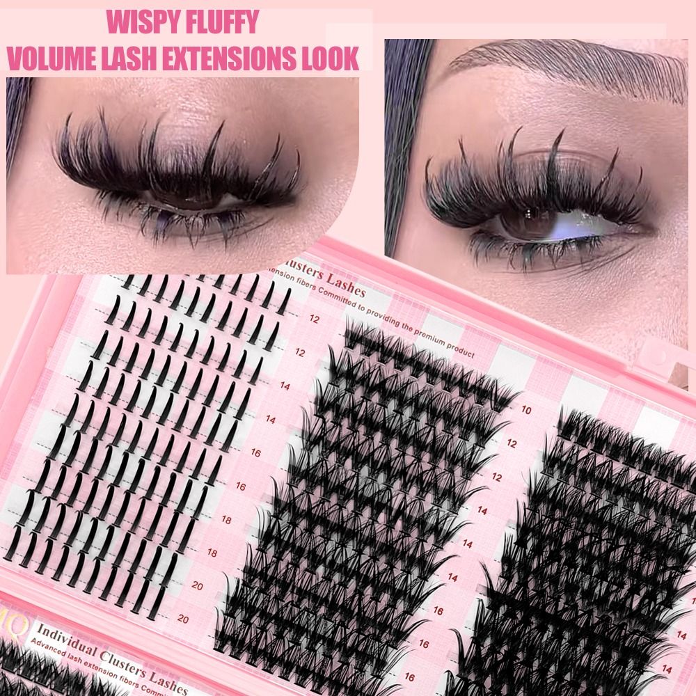 9-16mm Length False Eyelashes  - Eyelash Extension Look recension och pris