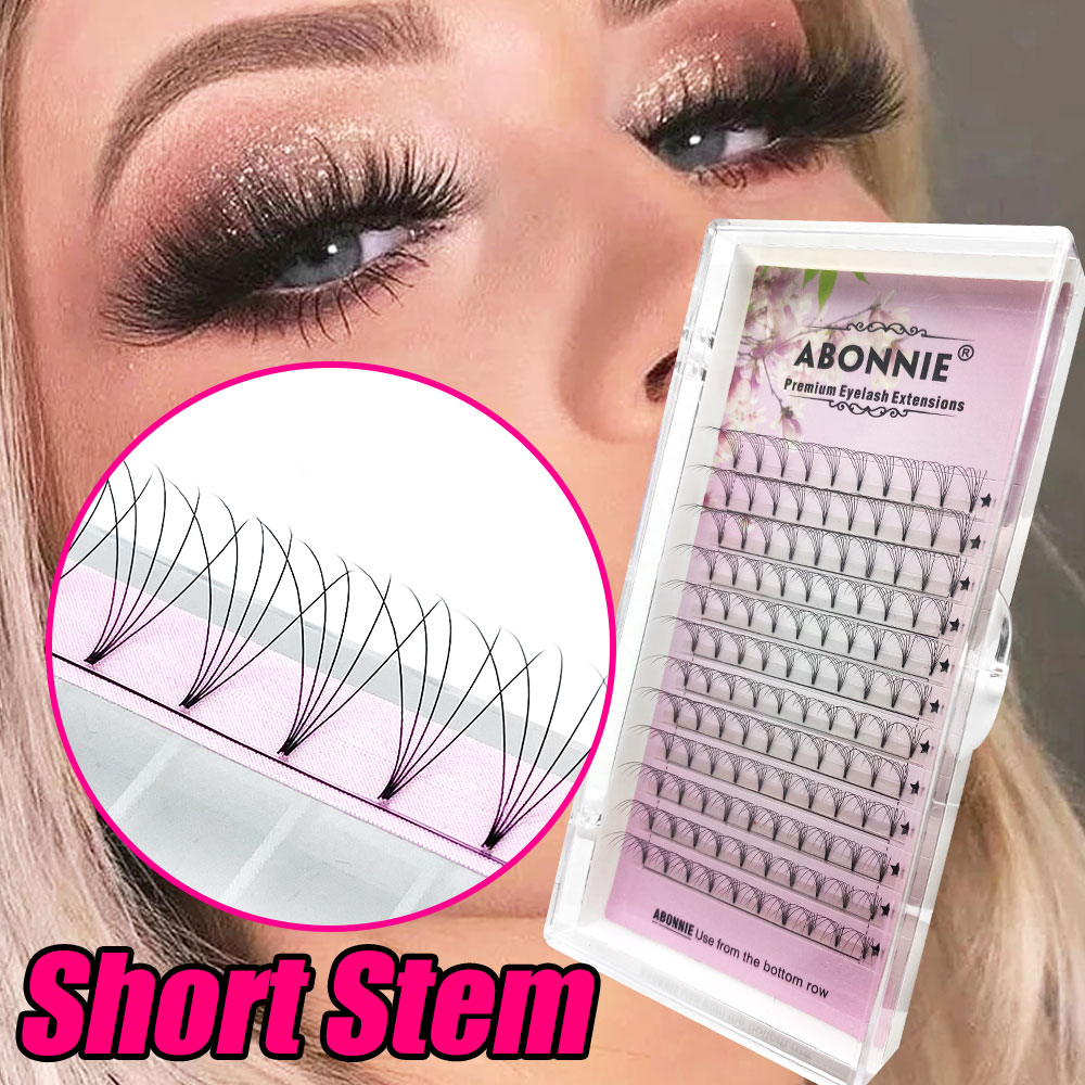 ABONNIE Velvet Short Stem Russ - Eyelash Extension Russian recension och pris