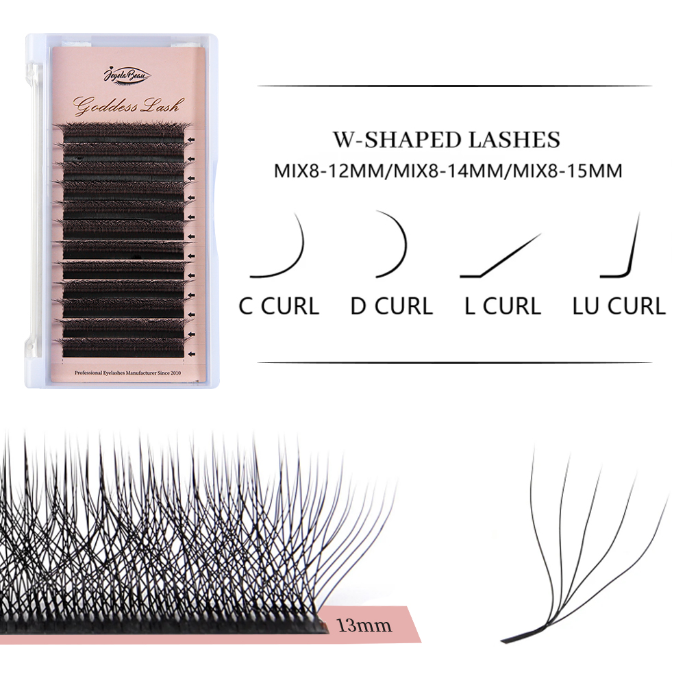 Goddess W3D 4D 5D M Curl Eyela - Eyelash Extension For Asian Eyes recension och pris