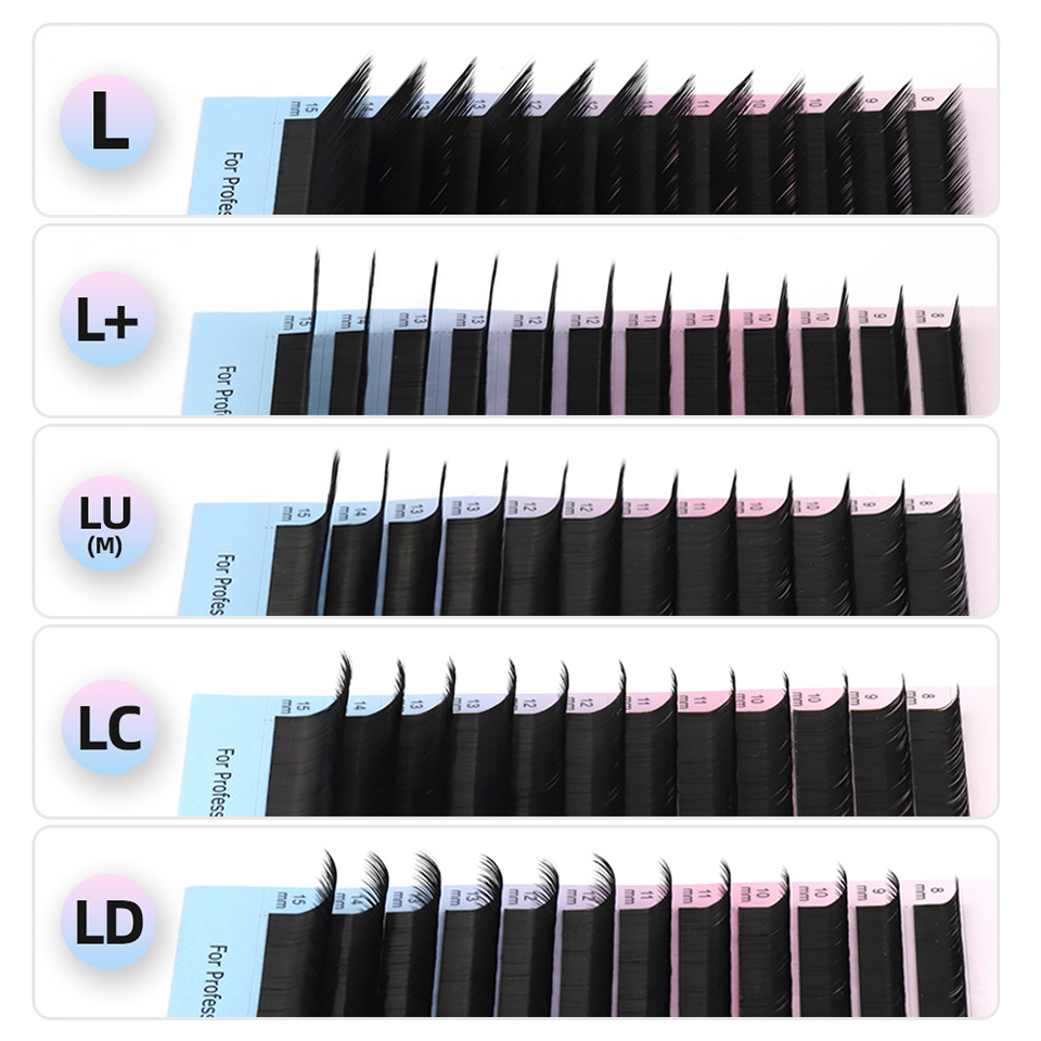 RUJADE L L+ LC LD LU(M) Curl I - Eyelash Extension Russian recension och pris