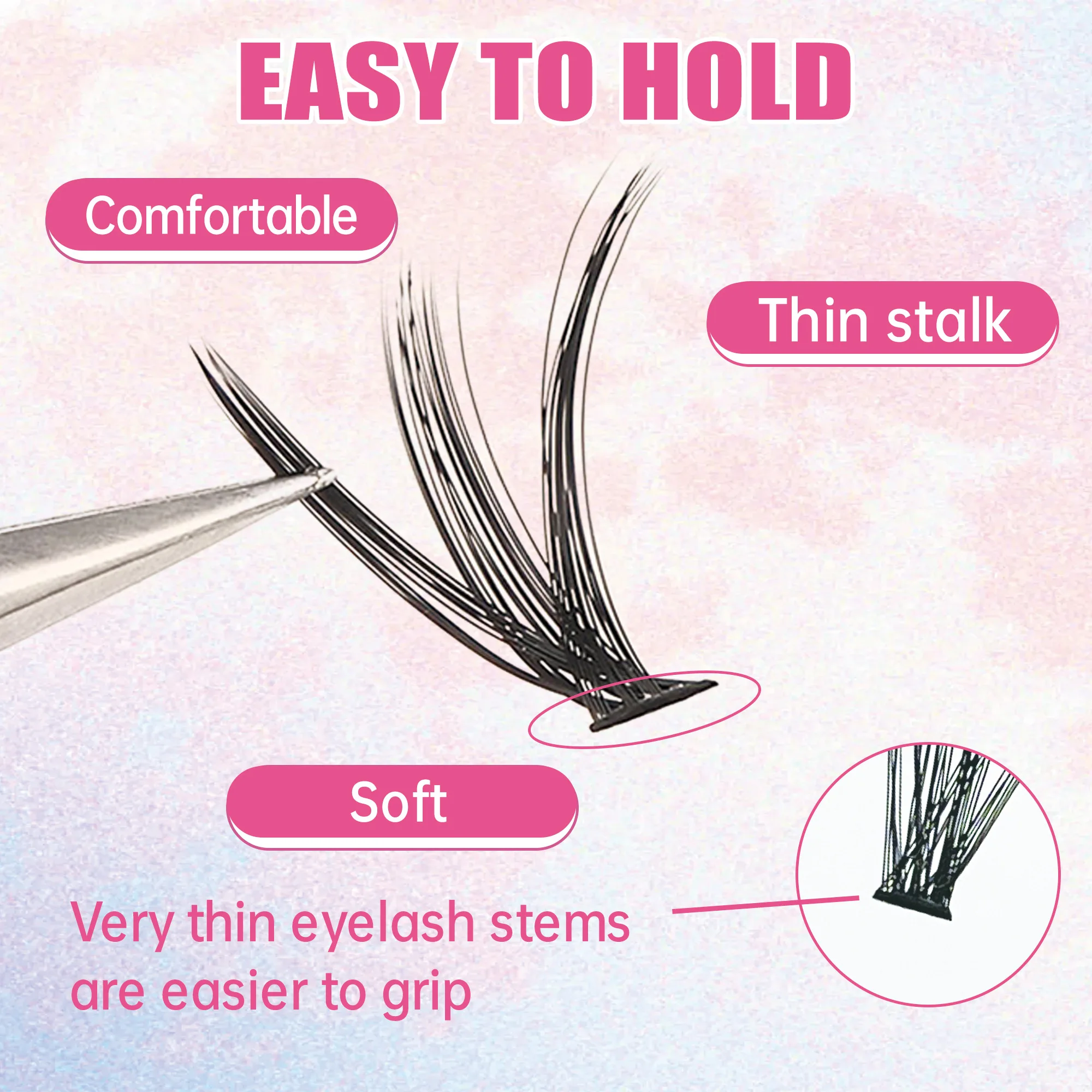 Eyelashes 200 PCS Clusters Las - Eyelash Extension London recension och pris