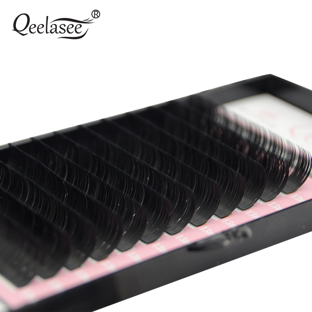 Qeelasee Faux Mink Individual  - Eyelash Extension Russian recension och pris