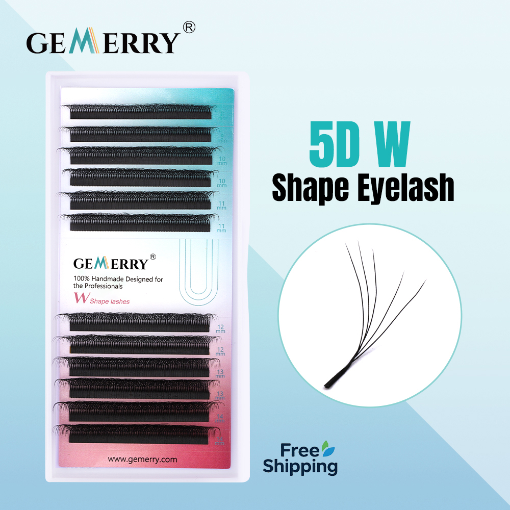 GEMERRY 5D W Shape Eyelash Ext - Eyelash Extension Human Hair recension och pris